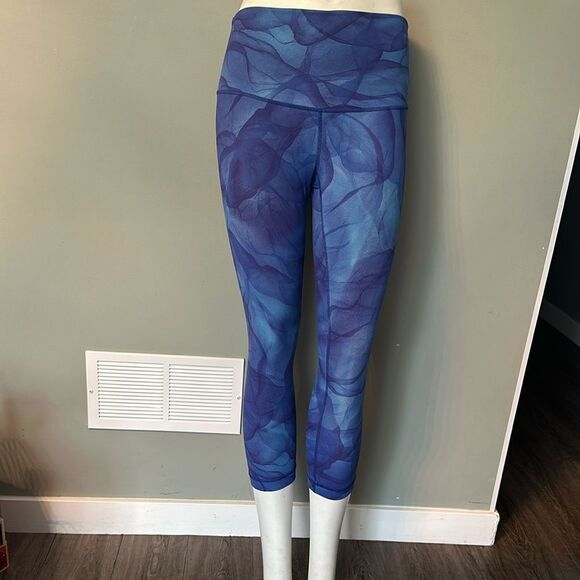 Lululemon Blue High-Waisted Leggings size 6 - Picture 1 of 4